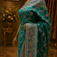 "The Peacock Green" Premium Banarasi Silk Saree