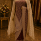 “The Wine Splash” Vol 3 Premium Designer Saree with Veil