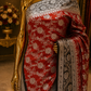 "The Red & Black Duet" Premium Banarasi Silk Saree