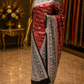 "The Red & Black Duet" Premium Banarasi Silk Saree