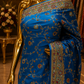 "The Royal Peacock Blue" Banarasi Silk Saree