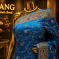 "The Royal Peacock Blue" Banarasi Silk Saree