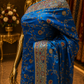 "The Royal Peacock Blue" Banarasi Silk Saree