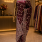 “The Royal Wine” Premium Bridal Banarasi Silk Saree