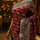 "The Maroon & Black Duet" Premium Banarasi Silk Saree