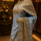 "The Turkish Blue" Premium Handcrafted Saree