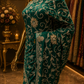 "The Peacock Green" Premium Handcrafted Saree