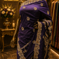 "The Navy Blue" Exclusive Designer Handcrafted Saree