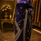 "The Navy Blue" Exclusive Designer Handcrafted Saree