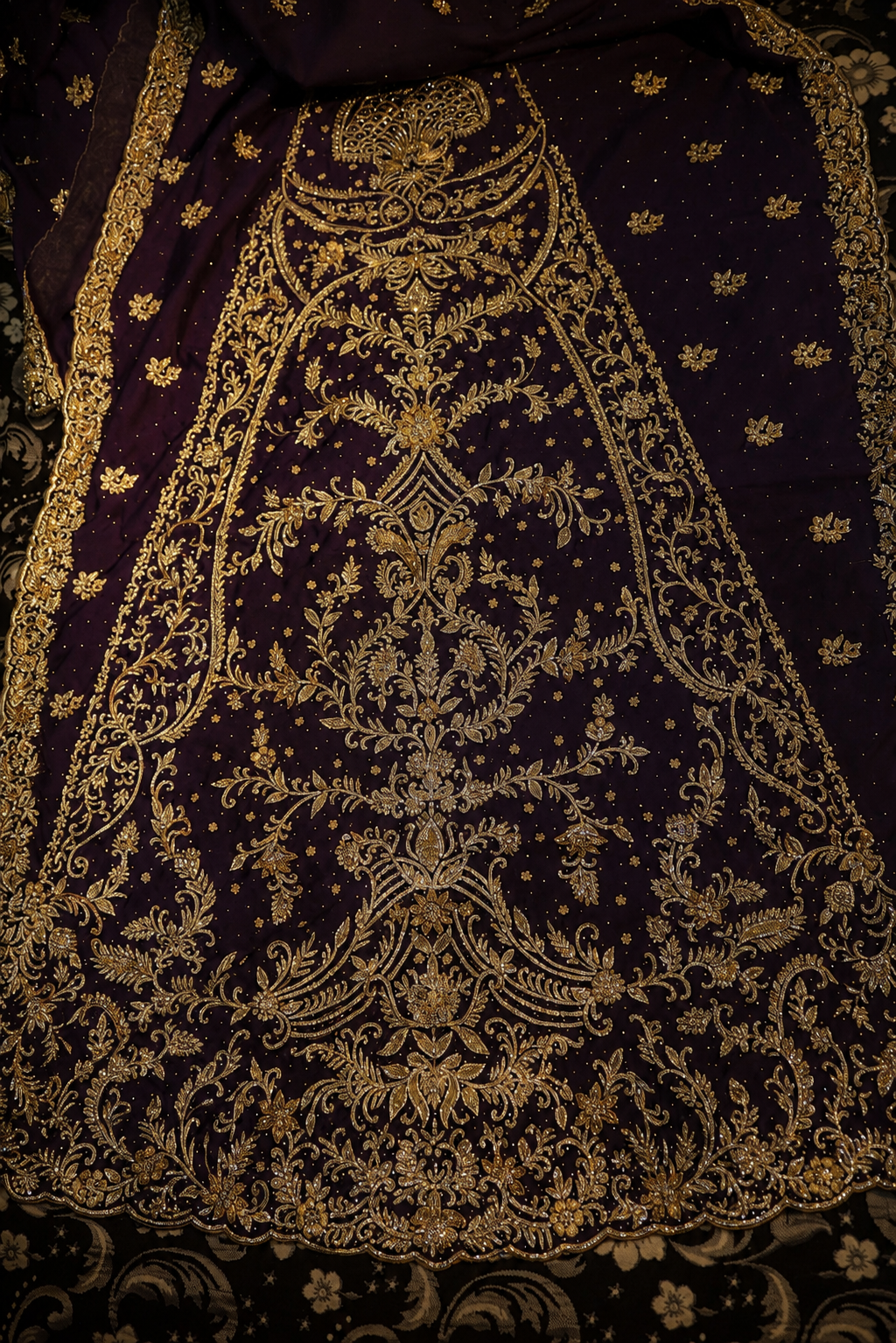 "The Navy Blue" Exclusive Designer Handcrafted Saree
