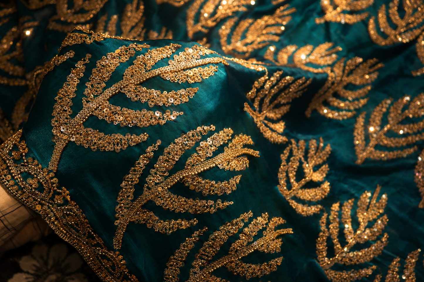 “The Pacific Blue” Premium Designer Saree