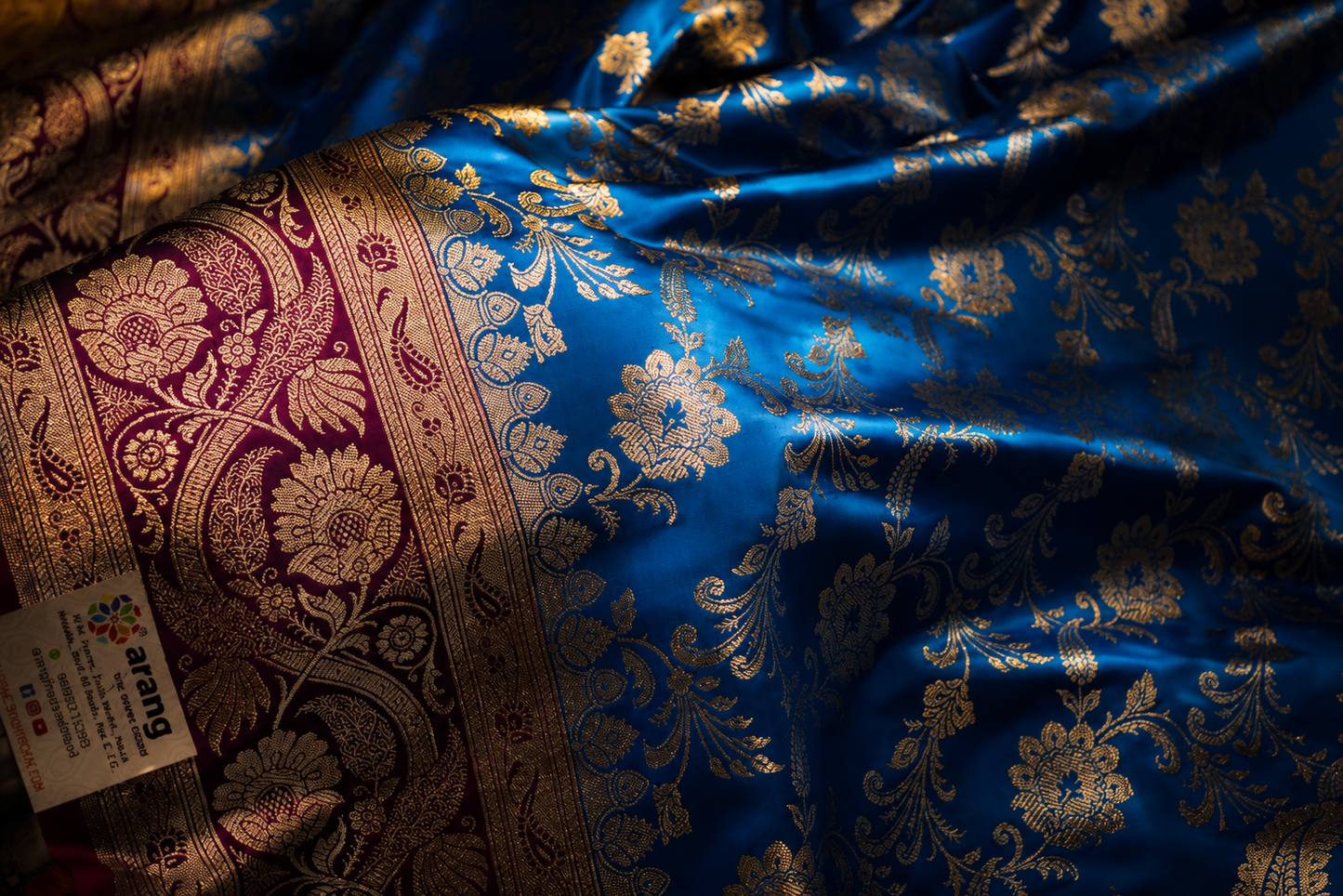 "The Ferozi & Pink Duet" Premium Banarasi Silk Saree