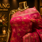 "The Rani Pink" Premium Pashmina Minakari Saree