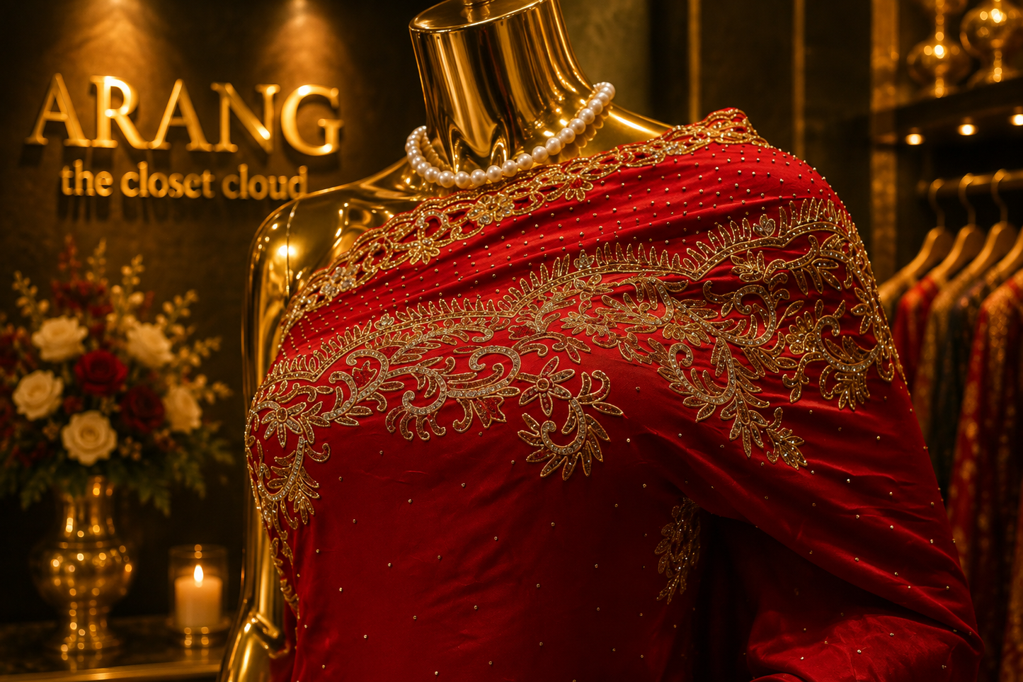 “The Royal Maroon” Premium Handcrafted Saree