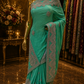 "The Turquoise" Premium Handcrafted Designer Saree
