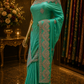 "The Turquoise" Premium Handcrafted Designer Saree