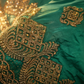 "The Turquoise" Premium Handcrafted Designer Saree
