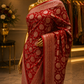 "The Royal Red" Banarasi Chiffon Saree