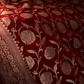 "The Royal Red" Banarasi Chiffon Saree