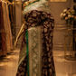 “The Deep Maroon & Emerald Green" Premium Banarasi Silk Saree