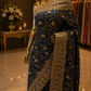"The Royal Midnight Blue" Premium Designer Saree