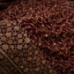 "The Bridal Burgundy" Premium Designer Saree with Veil