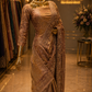 “The Metallic Rose Gold” Premium Designer Saree