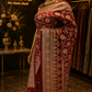 "The Maroon Splash" Premium Banarasi Silk Saree
