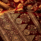 "The Maroon Splash" Premium Banarasi Silk Saree