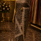 “The Metallic Charcoal” Premium Designer Saree
