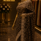 “The Metallic Charcoal” Premium Designer Saree