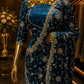 “The Royal Teal Blue" Premium Designer Saree