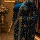 “The Royal Teal Blue" Premium Designer Saree