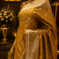 "The Golden Yellow" Premium Banarasi Silk Saree