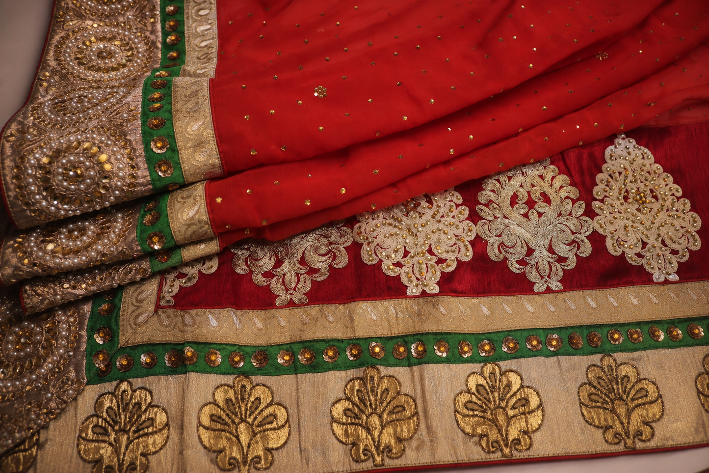 "The Tangerine Orange" Premium Designer Saree