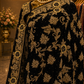 "The Royal Black" Premium Wedding Wear Saree