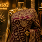 "The Royal Wine" Premium Wedding Wear Saree