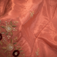 The Exquisite Coral Pink” Premium Designer Saree