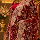 "The Crimson Maroon" Premium Designer Saree