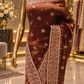 "The Deep Bronze" Premium Handcrafted Wedding Wear Saree