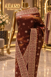 "The Deep Bronze" Premium Handcrafted Wedding Wear Saree