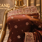 "The Deep Bronze" Premium Handcrafted Wedding Wear Saree