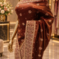 "The Deep Bronze" Premium Handcrafted Wedding Wear Saree