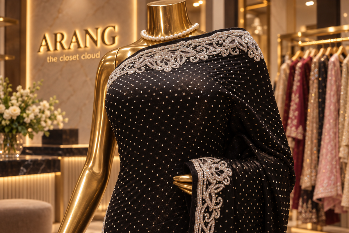 "The Luxe Black" Premium Designer Saree