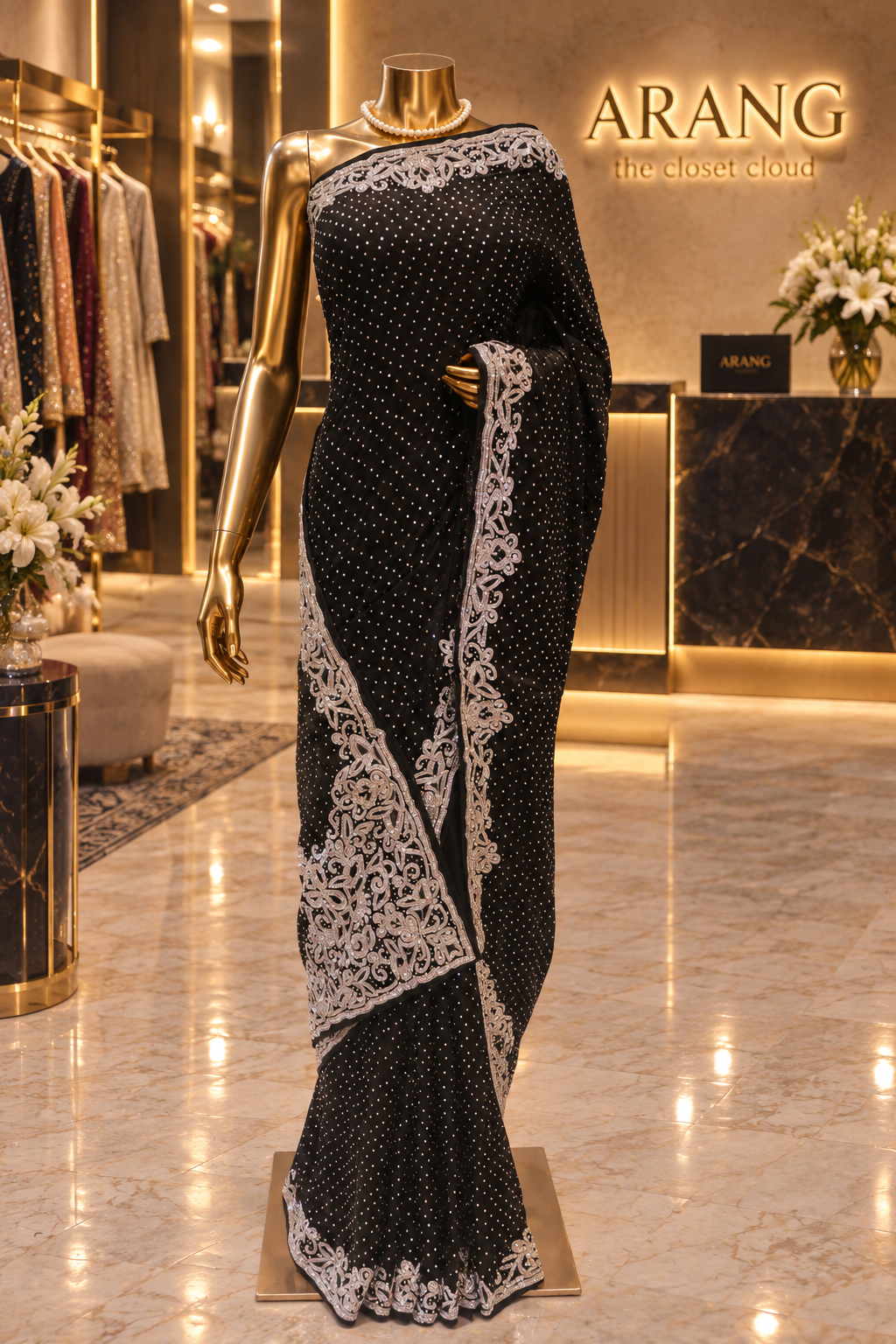 "The Luxe Black" Premium Designer Saree