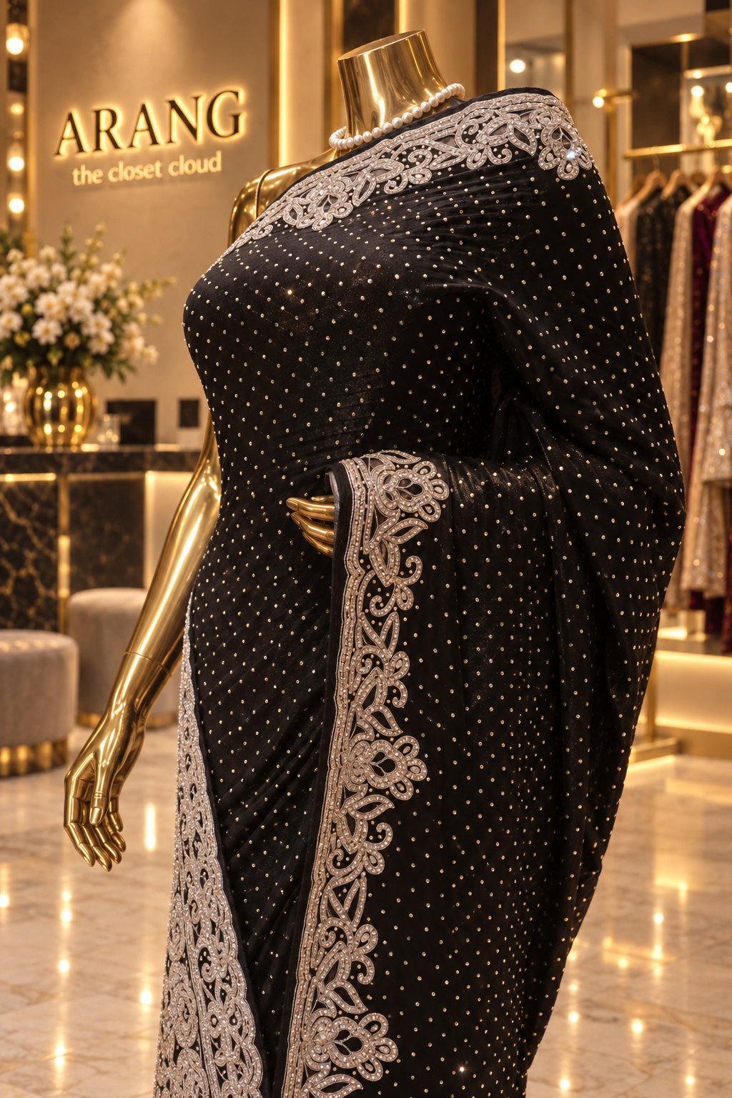 "The Luxe Black" Premium Designer Saree