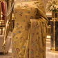 "The Mustard Gold" Premium Banarasi Handcrafted Saree