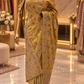 "The Mustard Gold" Premium Banarasi Handcrafted Saree
