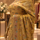 "The Mustard Gold" Premium Banarasi Handcrafted Saree