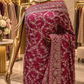 “The Wine Magenta” Premium Designer Saree